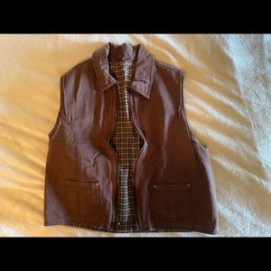 Reversible Denim Vest, Medium